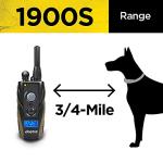 Dogtra 1900S 3/4 Mile Range Rechargeable E-Collar with Adjustable Levels for Dogs