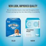 COCOYO Best Value Training Pads, 28" by 34" XL, 80 Count,Blue and White