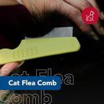 Coastal Pet Safari Cat Flea Comb - Tick & Flea Comb for Cats - Avoid Dry Skin - One Size