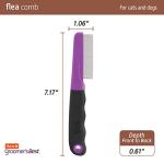 Hartz Groomer's Best Flea Comb for Dogs and Cats, Fine-Toothed Gentle Pet Comb for Detangling or Dematting Face & Paws (Pack of 1)