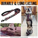 Akatsuki Dog Leash for Small Dogs, Medium, Large Dogs Heavy Duty Extra Strong Dog Lead for All Breeds/Sizes, Officially Licensed Black & Red Akatsuki Cloak Inspired 6ft Long Leash for Dogs -Med
