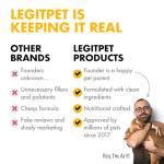 LEGITPET Oatmeal Dog Shampoo & Conditioner Itch & Allergy Relief with Honey & Aloe Hypoallergenic Gentle Calming Formula for Sensitive Skin & Dandruff Safe for Puppies Best for All Breeds 2 x 16oz