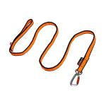 Non-stop dogwear Bungee Leash Elastic Dog Leash for Sports Like Running, Biking and Skiing with Dogs, Black/Orange, Size 2.0 m / 23 mm