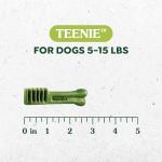 Greenies Teenie Dental Dog Treats 3-Flavor Variety Pack, (3) 12 oz. Pouches, 129 Total Treats