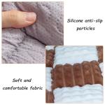 HOMEREFROM Dog Bed for Car, Backseat Pet Bed Mat, Dog Seat Cover for Car Back Seat, Non-Slip Travel Pet Mat, Fit for Backseat Extenders and Seat Covers (Brown&White, 24.8x54inch)