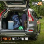 Travall Dog Barrier Compatible with Toyota C-HR (2016-Current) Vehicle Specific Trunk Guard Tailored Fit Luggage Pet Barrier Separator Heavy Duty Powder Coated Steel