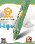 Cordless Dog Grooming Clippers with LED Light