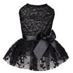 CuteBone Dog Birthday Dress Girl Puppy Skirt Tutu Cat Wedding Outfit Pet Party Clothes for Small Dogs Costume DD15M