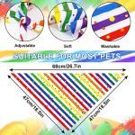 Whaline 5 Pack Rainbow Dog Bandanas Love is Love Pride Triangle Bibs Dog Paw Pet Scarf Reversible Double-Sided Pet Neckerchief for Pride Day Small Medium Large Cat Costume Accessories