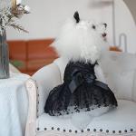 CuteBone Dog Birthday Dress Girl Puppy Skirt Tutu Cat Wedding Outfit Pet Party Clothes for Small Dogs Costume DD15M