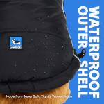 Lowrider Puffer Coat M- Warm, Waterproof, Windproof, Reflective, Insulated Dog Coat, Rain Jacket, and Vest Jacket for Small and Medium Dogs in Cold Weather, Made with Soft and Breathable Fabric