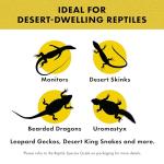 Zilla Desert Blend Substrate, Glass-Friendly Alternative to Sand, Made with 100% English Walnut Shells, Ideal for Desert Reptiles, 10 Quarts