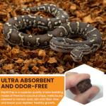 ReptiChip Reptile Bedding Loose Coconut Chip 12 Quart Coco Husk Substrate Mulch for Snake Habitat, Ball Python Terrarium, Turtle Tanks, Tortoise Enclosure