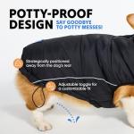 Lowrider Puffer Coat M- Warm, Waterproof, Windproof, Reflective, Insulated Dog Coat, Rain Jacket, and Vest Jacket for Small and Medium Dogs in Cold Weather, Made with Soft and Breathable Fabric