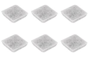 Nispira Charcoal Water Filter Replacement for Petmate Replendish Mason Pet Fountains & Gravity Waterer Bowls, 6 pk