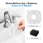 MyfatBOSS Cat Water Fountain Filter, 12 Pack Replacement Filters & 12 Pack Replacement Pre-Filter Sponges Fit for 95oz, 67oz, 135oz Automatic Pet Fountain Cat Water Fountain Dog Water Dispenser