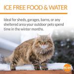 K&H Manufacturing Thermo-Kitty Cafe Heated Food & Water Bowl