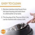 K&H Manufacturing Thermo-Kitty Cafe Heated Food & Water Bowl