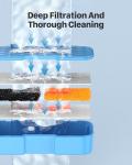 AOOGITF Official Cat Fountain Filters, 12 Pack (6 Filters + 6 Sponges) - Activated Carbon, Ultra-fine Fiber