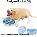 Mr. Peanut's Interactive Slow Feed Dog Bowl, Fun Healthy Bloat Stop Feeder (Medium)