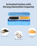 AOOGITF Official Cat Fountain Filters, 12 Pack (6 Filters + 6 Sponges) - Activated Carbon, Ultra-fine Fiber