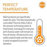 K&H Manufacturing Thermo-Kitty Cafe Heated Food & Water Bowl
