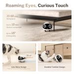 Enabot EBO 2K Camera Robot ROLA Mini: Movable Pet Camera Battery-Powered with Phone App, Indoor Cam w/One-Touch Call, 2-Way Talk, Night Vision, Motion Detection, Video Recording