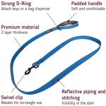 Leash Boss 6ft Reflective Dog Leash - Ultra Comfort Double-Thick Soft Padded Handle for Large, Medium & Small Dogs