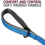 Leash Boss 6ft Reflective Dog Leash - Ultra Comfort Double-Thick Soft Padded Handle for Large, Medium & Small Dogs