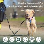 Smart Dog Tracker, Waterproof Pet Location Tracker, MFi Certificated Tracking Device with Collar Holder, No Monthly Fee, Works with Find My,Not GPS Tracker (iOS Only) (Pink)