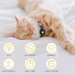 Cat GPS Tracker, Waterproof, Pet Tracker for Cats, Works with Any Collar,Compatible with Apple Find My App (Only iOS), No Monthly Fee, Black