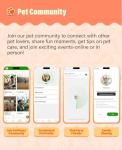 GlocalMe PetPhone for Dog and Cat, Support Play Music and Two-Way Call, Pet Community and AI Health Alerts, Real Time Tracking and Virtual Fence, Unlimited Range Pet GPS Tracker (Green)