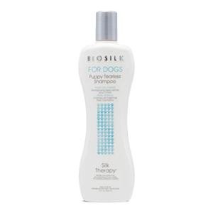 BioSilk for Dogs Silk Therapy Puppy Tearless Shampoo for Dogs | Best Shampoo for Puppies and Great for All Dogs and Breeds| 12 Ounce Bottle of Dog Shampoo