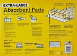 Kirkland Signature Extra-Large Absorbent Pads, 100 Large Pads, 30x23 (Original Version)