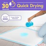 PETSWORLD Extra Large Potty Pads for Dogs, Odor Eliminating 30" x 36", 150 Count Pee Pads for Dogs, Gigantic XL Dog Pads, 5 Layer Ultra Absorbent Technology, Leak Proof Training Pads for Dogs & Cats