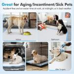 Gimars XXXXL 36"x36" Thicken Heavy Absorbency Dog Pad Extra Large- Jumbo Disposable Polymer Quick Dry No Leaking Pee Pads for Dogs, Cats, Rabbits Pets 30 Counts