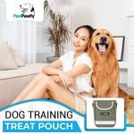 PawPawify Dog Training Treat Pouch – Treat Bag for Dog Training with Built-in Poop Bag Holder – Waist Dog Training Pouch with Reflective Strips – Waterproof Fanny Pack for Dog Training
