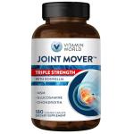Vitamin World Triple Strength Joint Mover, Glucosamine Chondroitin with MSM Joint Support Supplement, Collagen & Boswellia Serrata Extract, Support Joint Strength, Comfort & Flexibility, 180 Caplets
