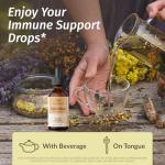 HERBAMAMA Cat's Claw Tincture - Vegan Cat's Claw Extract Supplement for Immune Support - Non-GMO, Alcohol & Sugar-Free Uncaria Tomentosa Drops