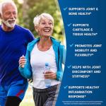 Vitamin World Triple Strength Joint Mover, Glucosamine Chondroitin with MSM Joint Support Supplement, Collagen & Boswellia Serrata Extract, Support Joint Strength, Comfort & Flexibility, 180 Caplets