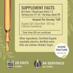 HERBAMAMA Cat's Claw Tincture - Vegan Cat's Claw Extract Supplement for Immune Support - Non-GMO, Alcohol & Sugar-Free Uncaria Tomentosa Drops