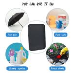 Minekkyes Set of 4 Boot Tray for Entryway, Plastic Shoe Trays, Pet Feeding Trays Snow Wet Mat, Indoor and Outdoor Use, Grey