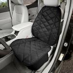 4Knines Car Seat Covers for Dogs – Durable Captains Seat & Front Seat Protector for Dogs, Waterproof, Non-Slip Car Seat Cover for Pets, Easy Install, Protects Vehicle from Dirt, Fur, Scratches (Black)