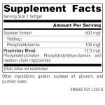 Source Naturals Phosphatidyl Serine Complex Stablilized Enzyme Supplement 500mg - 100% Pure - 60 Softgels