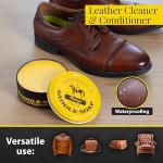 Fiebing's Yellow Saddle Soap for Leather (12 oz Tin) - Leather Cleaner & Conditioner to Soften, Protect & Restore Leathercraft - Leather Soap for Car Seat, Couch, Shoe, Purse, Boot, Bag, & Saddles