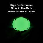Elevation Lab TagVault AirTag Dog Collar Mount (Pack of 2), IP68 Waterproof, Doesn't Dangle, Fits All Width Collars, Glow in The Dark