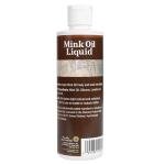 Fiebing's Liquid Mink Oil for Leather Boots (8 fl oz) - Leather Cleaner & Conditioner - Waterproof, Preserve, Soften All Smooth Leathercraft & Vinyl - Prevents Salt Stains - Use On Couch, Shoe, Purse