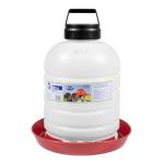 FARM-TUFF Hanging Chicken Waterer, 5 Gallon Capacity - Durable BPA-Free Plastic Poultry Fountain with Top Fill Design - Automatic Water Dispenser for Chickens, Ducks, Turkeys & Game Birds