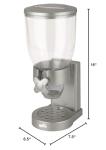 Zevro /GAT102 Indispensable Dry Food Dispenser, Single Control, Silver