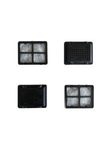 AMICUS 4-Pack Replacement Filter for Aqua Clay, Mini and First Compatible - Cats and Dogs Water Fountain Filter Replacement - Long-Lasting Activated Carbon Filter - Water Fountain Filter Replacement